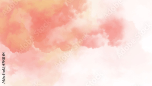 Abstract pink watercolor background.Hand painted watercolor. vector