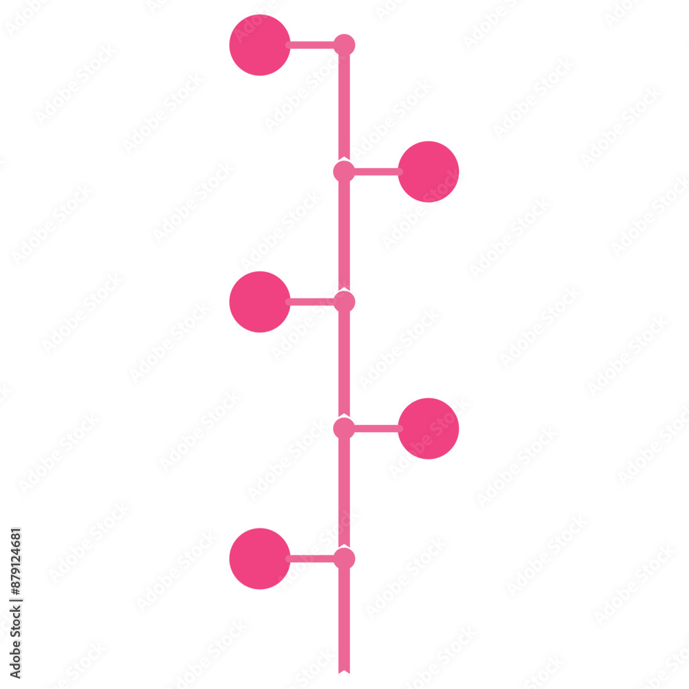 Timeline infographic element Timeline infographic element