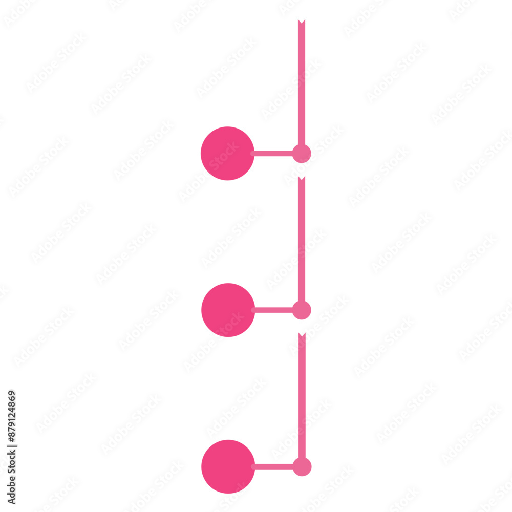 Timeline infographic element Timeline infographic element