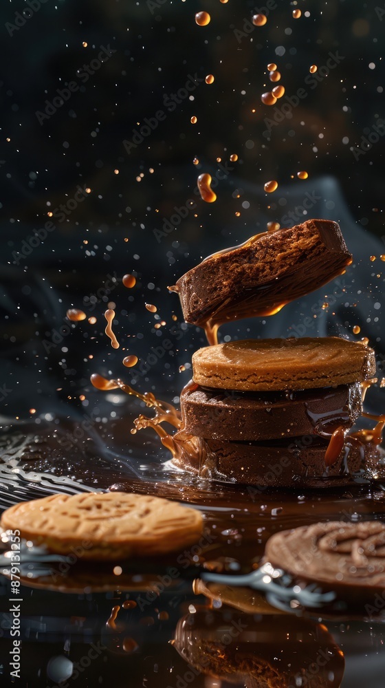 Caramel Chocolate Biscuit Caramel Chocolate Biscuit