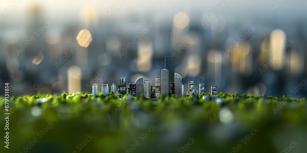 Creating a Vision for a Futuristic Smart City High-Tech Buildings, Transportation, Green Spaces, and Facilities. Concept Urban Planning, High-Tech Buildings, Transportation Systems, Green Spaces Creating a Vision for a Futuristic Smart City High-Tech Buildings, Transportation, Green Spaces, and Facilities. Concept Urban Planning, High-Tech Buildings, Transportation Systems, Green Spaces
