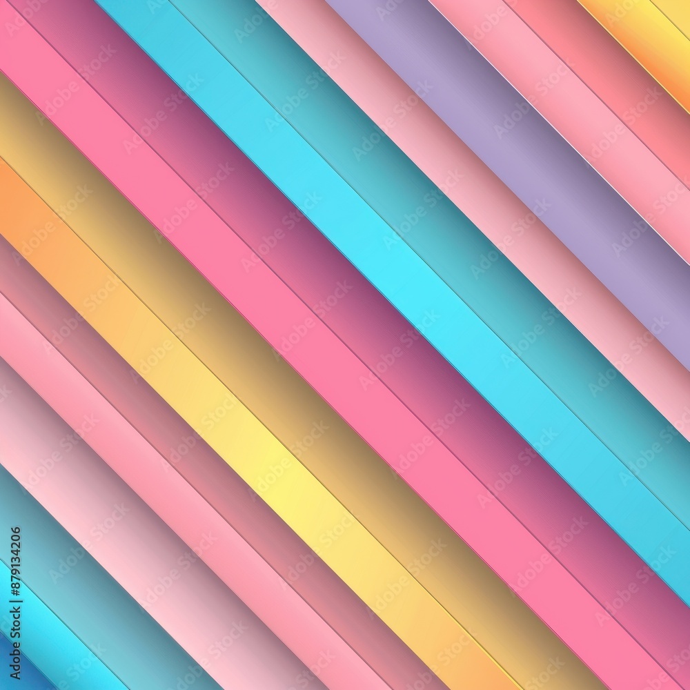 Fototapeta premium Pastel Geometric Stripes