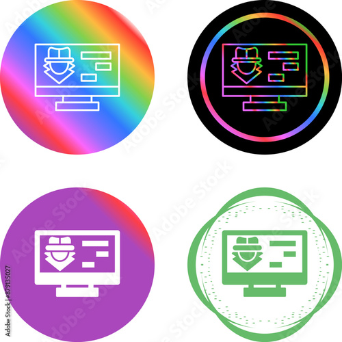 Hacking Vector Icon