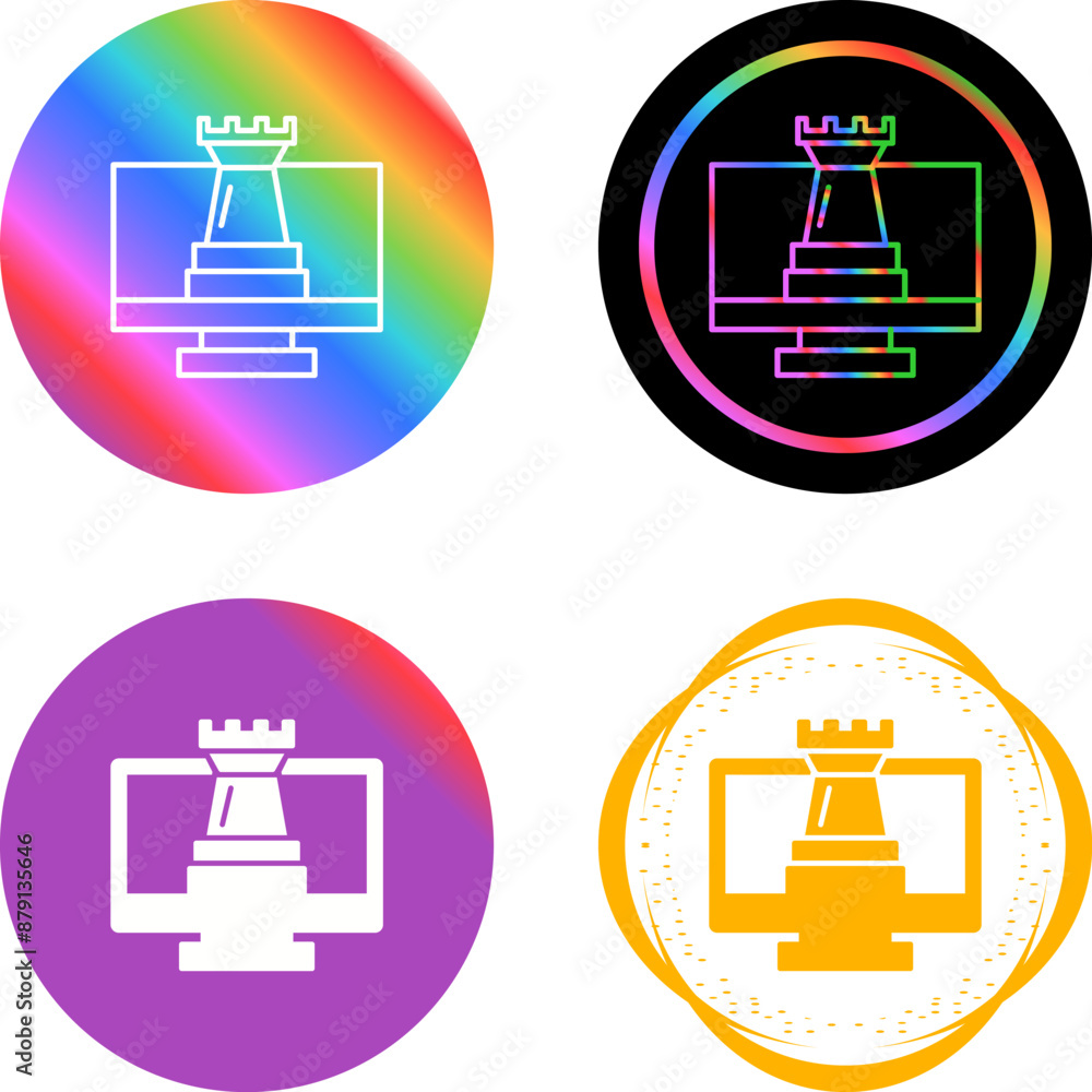 Strategy Vector Icon Strategy Vector Icon