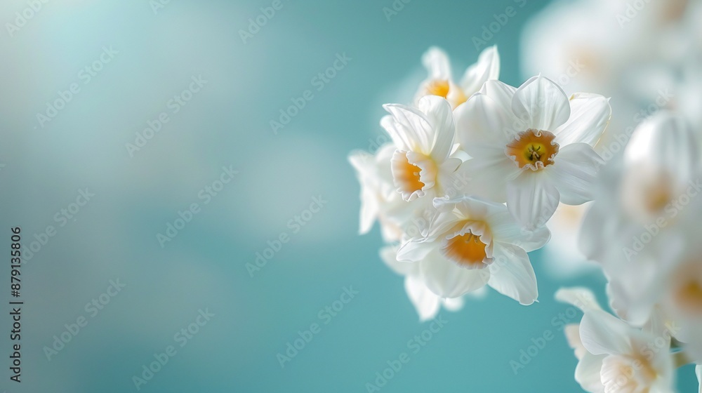 Close-up of daffodil corona, soft-focus spring garden backdrop, fresh light, symbolize new beginnings, hopeful and refreshing composition. Close-up of daffodil corona, soft-focus spring garden backdrop, fresh light, symbolize new beginnings, hopeful and refreshing composition.
