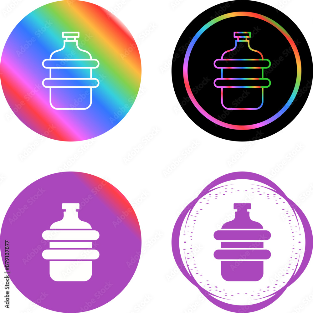 Gallon Vector Icon Gallon Vector Icon