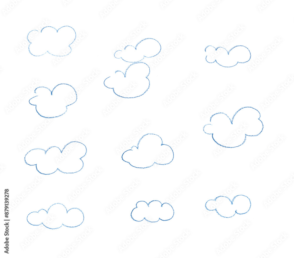 This is a cloud drawn with sky blue crayons.
This is a cloud drawn with sky blue crayons.
