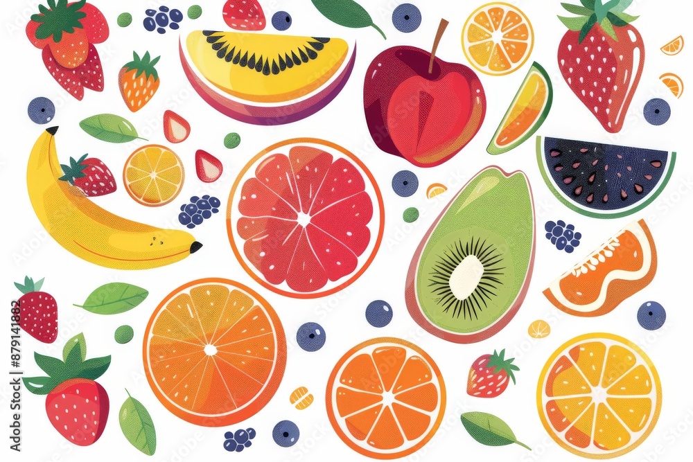 fruit illustrations for health and wellness fruit illustrations for health and wellness
