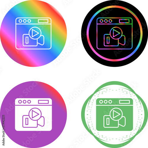Vlog Vector Icon