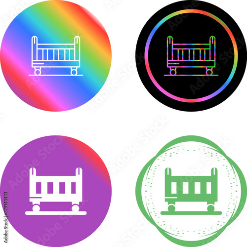 Crib Vector Icon