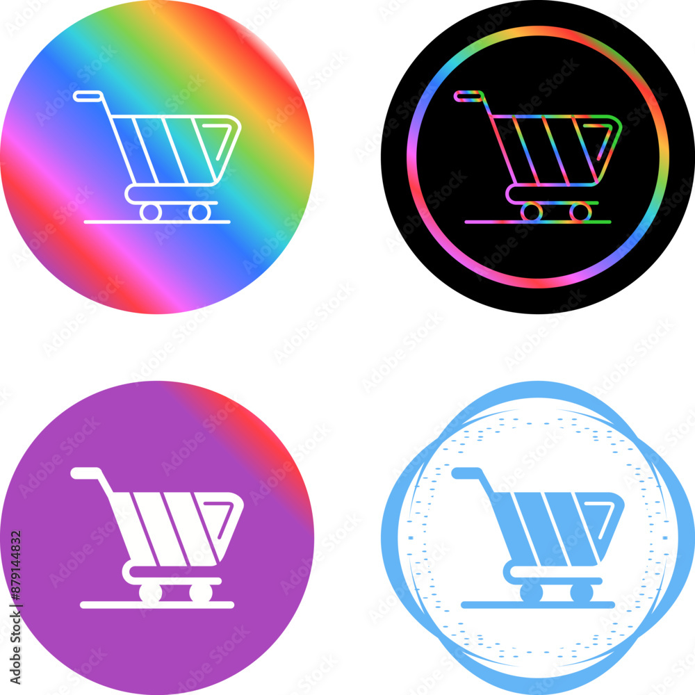 Trolley Vector Icon Trolley Vector Icon