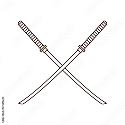 Sword icon vector. saber illustration sign. weapon symbol. steel logo.