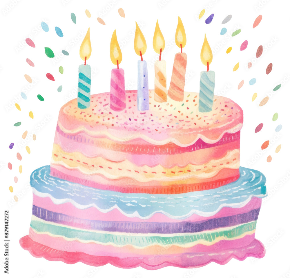 PNG Birthday cake dessert food illuminated. PNG Birthday cake dessert food illuminated.