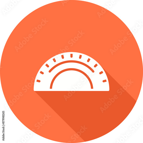Protractor Vector Icon