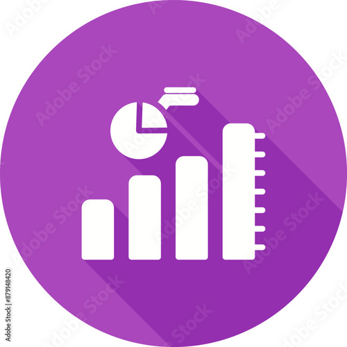 Chart Vector Icon photo