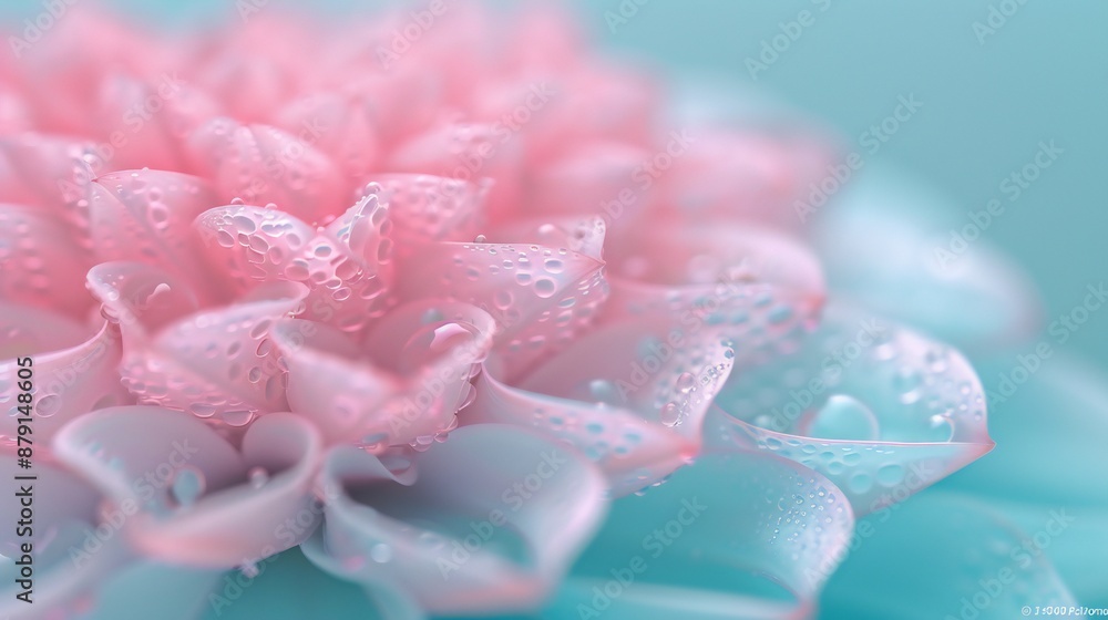 Macro shot of dahlia bloom, soft-focus botanical garden backdrop, vibrant colors, evoke elegance, stunning and bold composition. Macro shot of dahlia bloom, soft-focus botanical garden backdrop, vibrant colors, evoke elegance, stunning and bold composition.