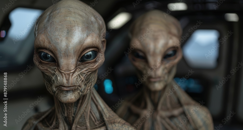 Alien Faces in the Dark Alien Faces in the Dark