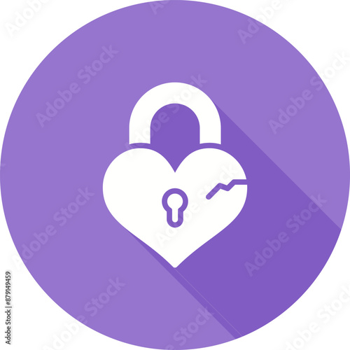 Padlock Vector Icon photo