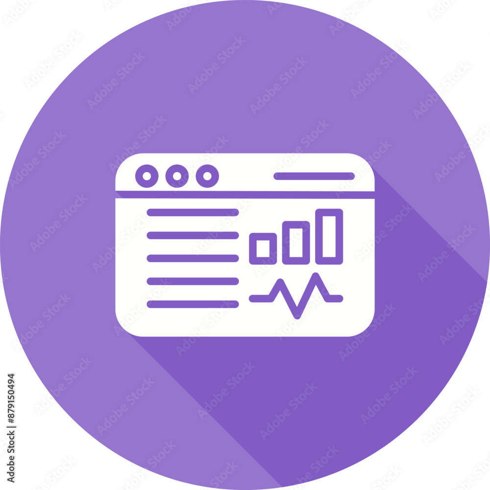 Social Media Analytics Vector Icon Social Media Analytics Vector Icon