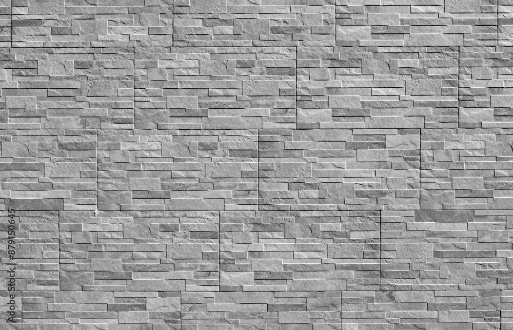 custom made wallpaper toronto digitalGray stoneware paneling wall with stone effect. External wall covering. Background and texture.