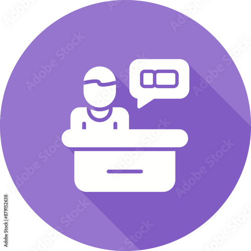 Support Ticket Vector Icon