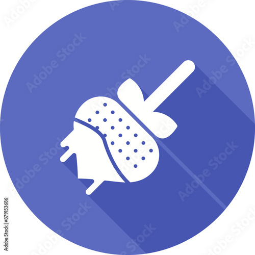 Chocolate fondue Vector Icon