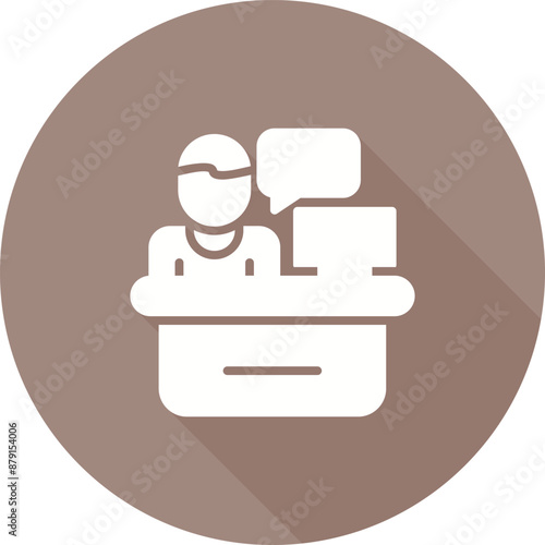 Academic Advisor Vector Icon