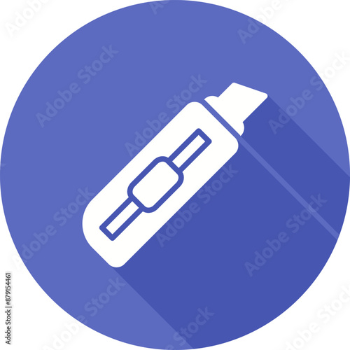 Utility knife Vector Icon