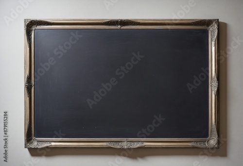 Blackboard aged ancient antique black blank board 