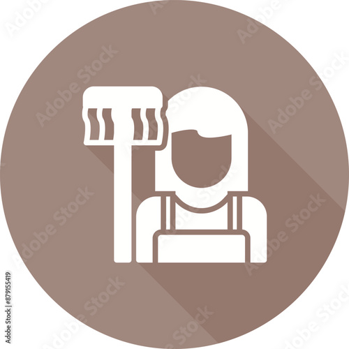  Housekeeper Vector Icon