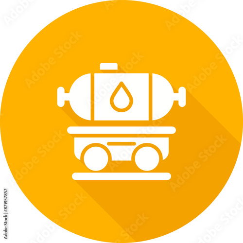 Tanker Truck Vector Icon