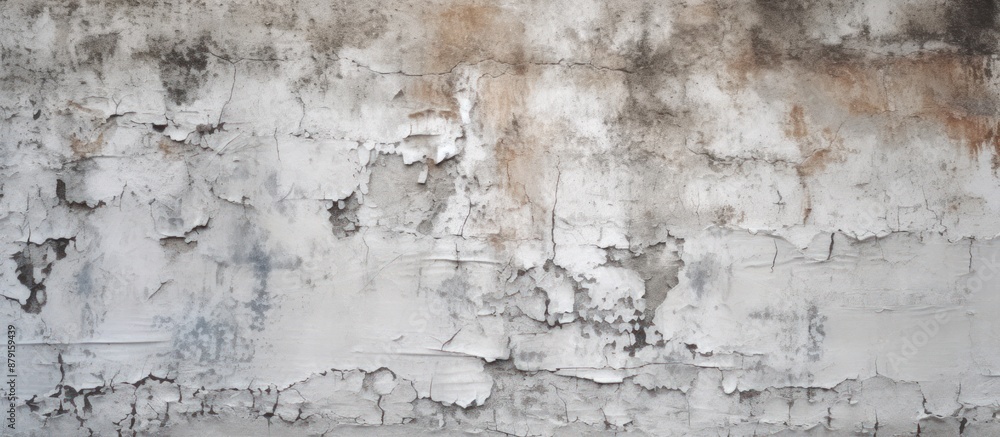 Obraz premium Weathered White Wall Texture