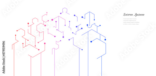 幾何学 抽象 建築 テクノロジー ビジネス 背景