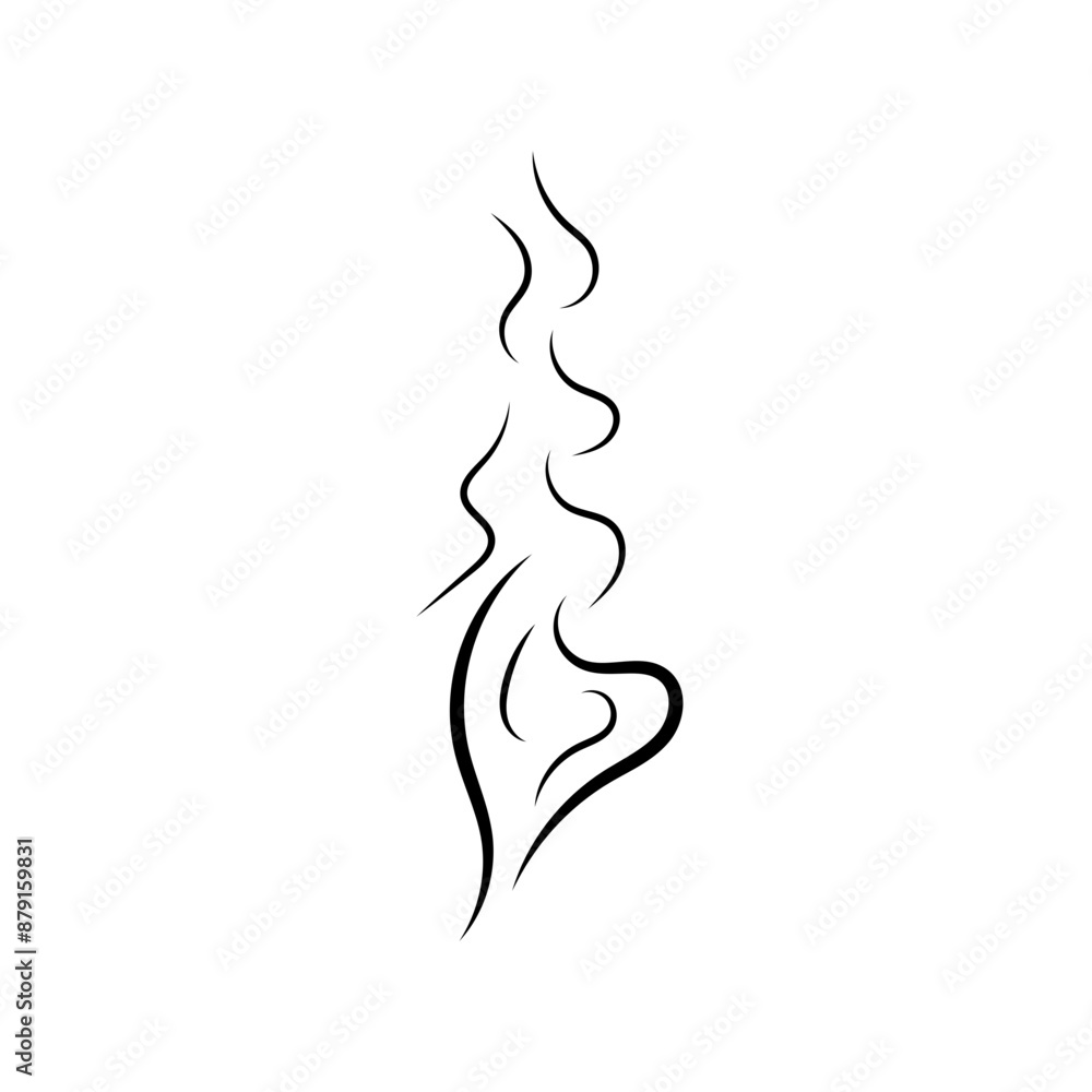 Smoke Line Art Smoke Line Art