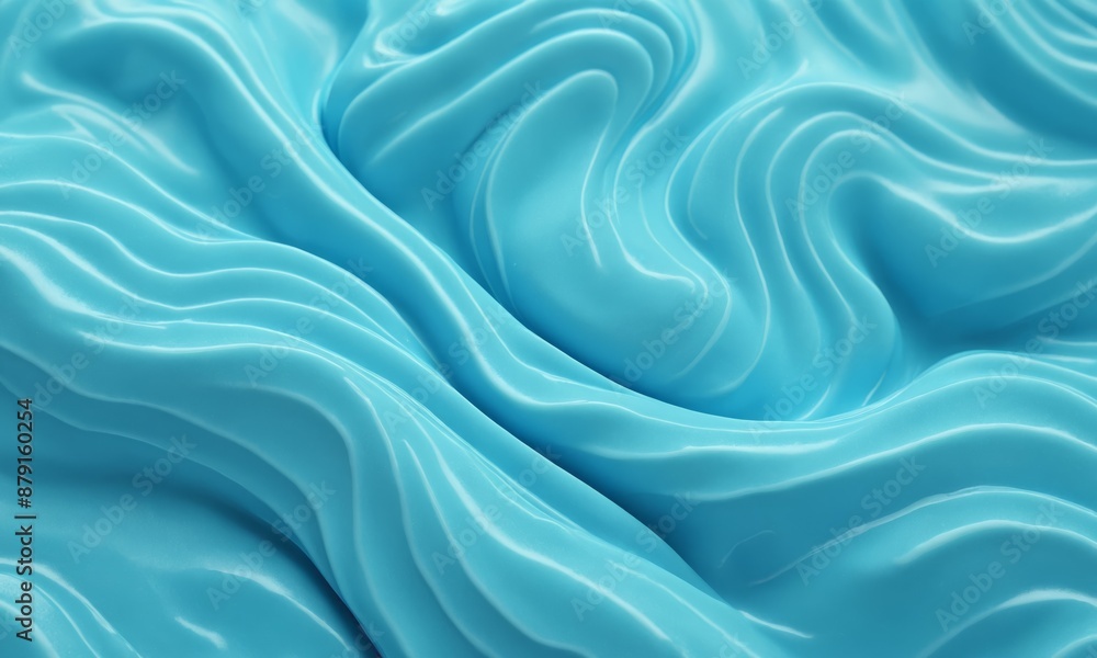 Obraz premium Abstract blue background with wavy texture