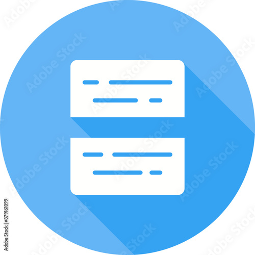 Document Split Vector Icon