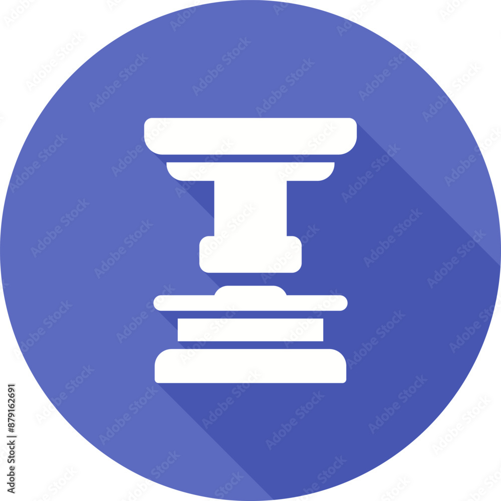Hydraulic press Vector Icon Hydraulic press Vector Icon