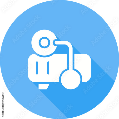 Air compressor Vector Icon