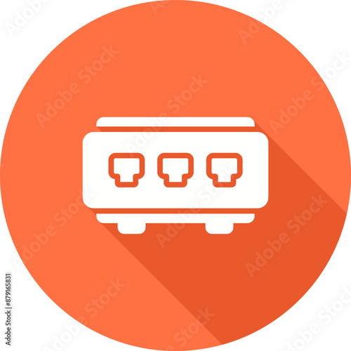 Network Switch Vector Icon