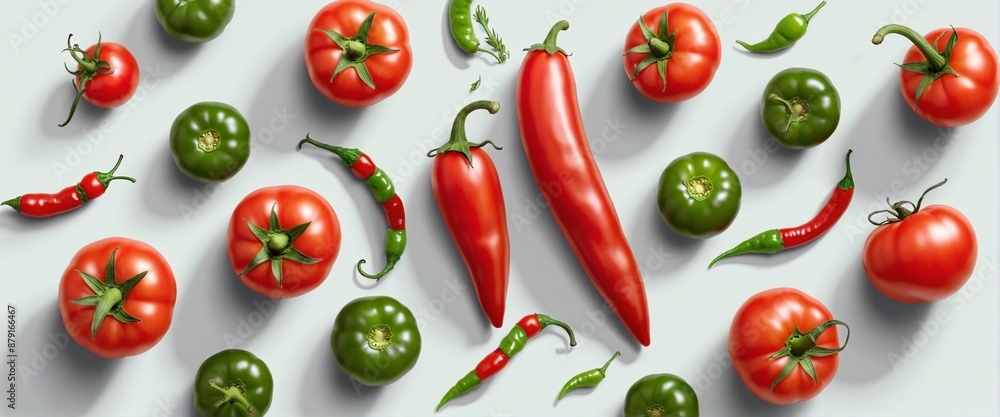 vegetables top view banner vegetables top view banner