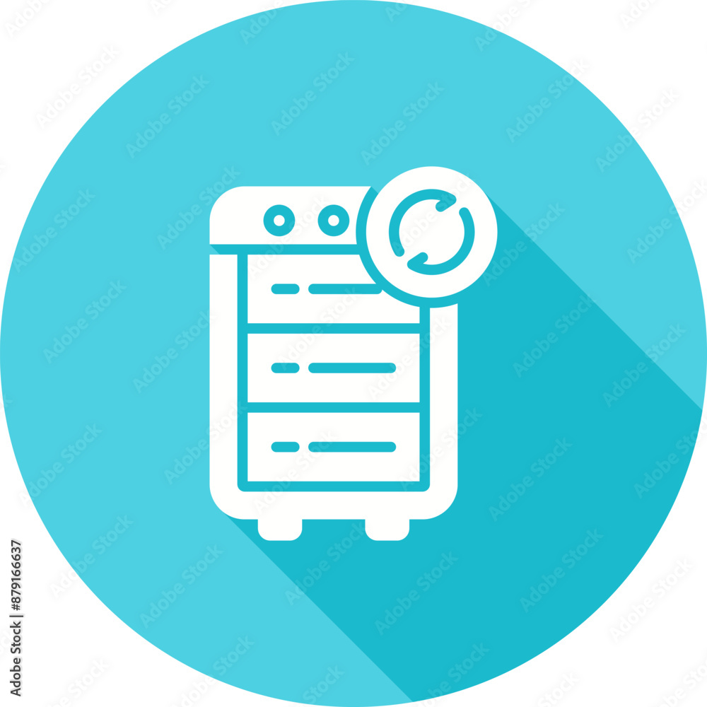 Backup Server Vector Icon Backup Server Vector Icon