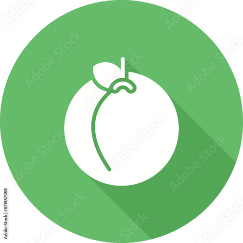 Peach Vector Icon