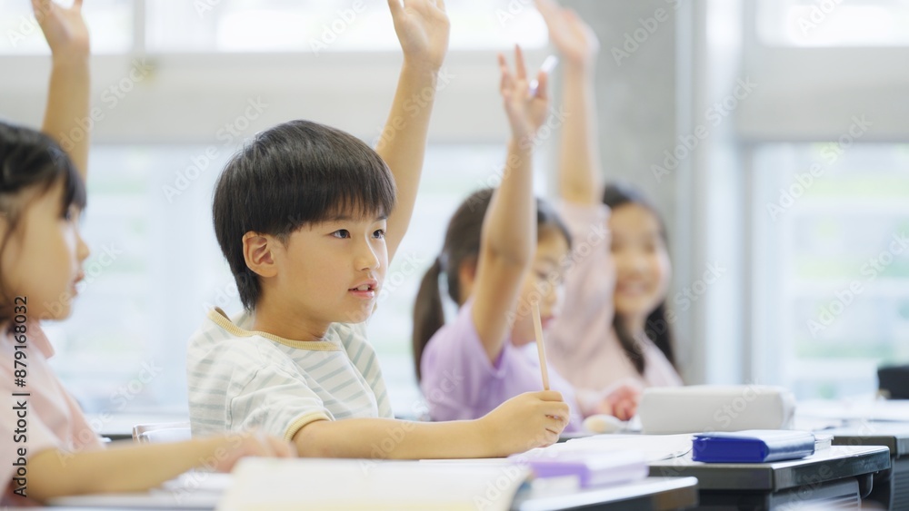 小学校授業風景 小学校授業風景