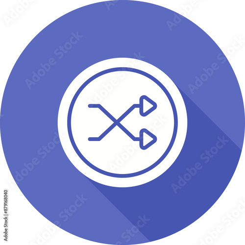 Free Download Shuffle Icon Vector Icon - GFXLoad