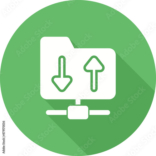 FTP Hosting Vector Icon