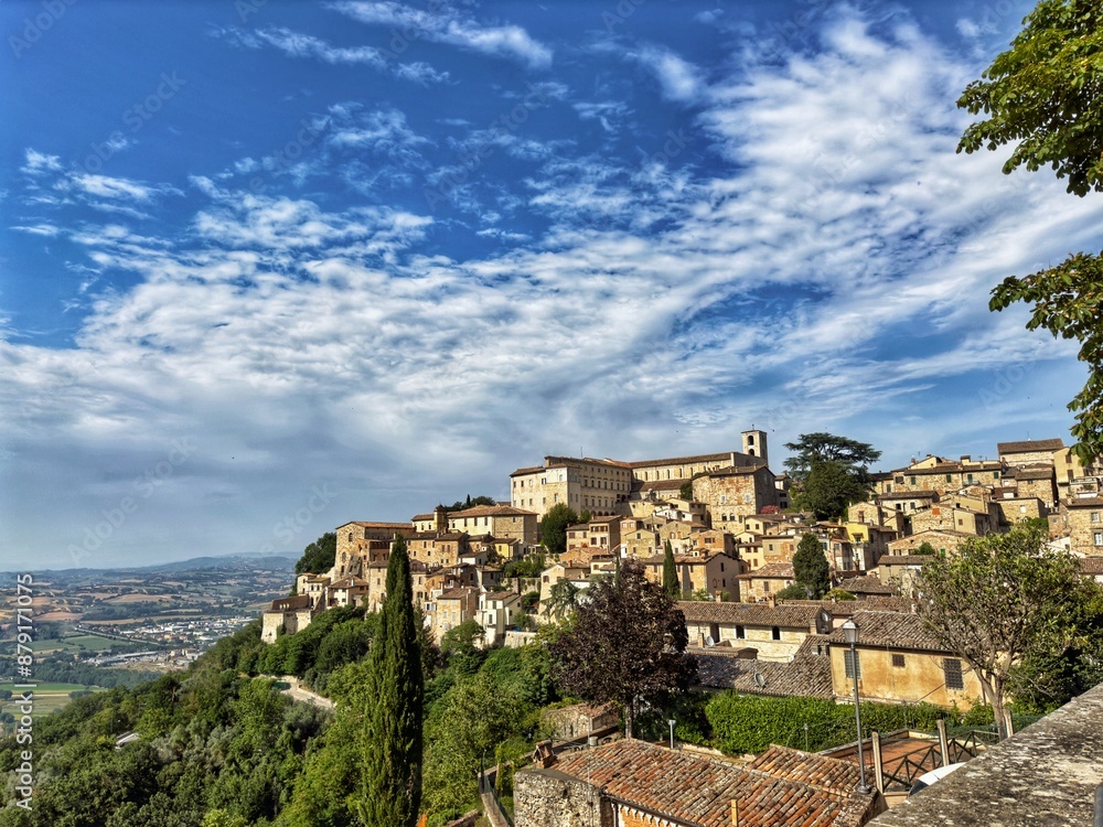 Obraz premium Todi's view: city of the archers.