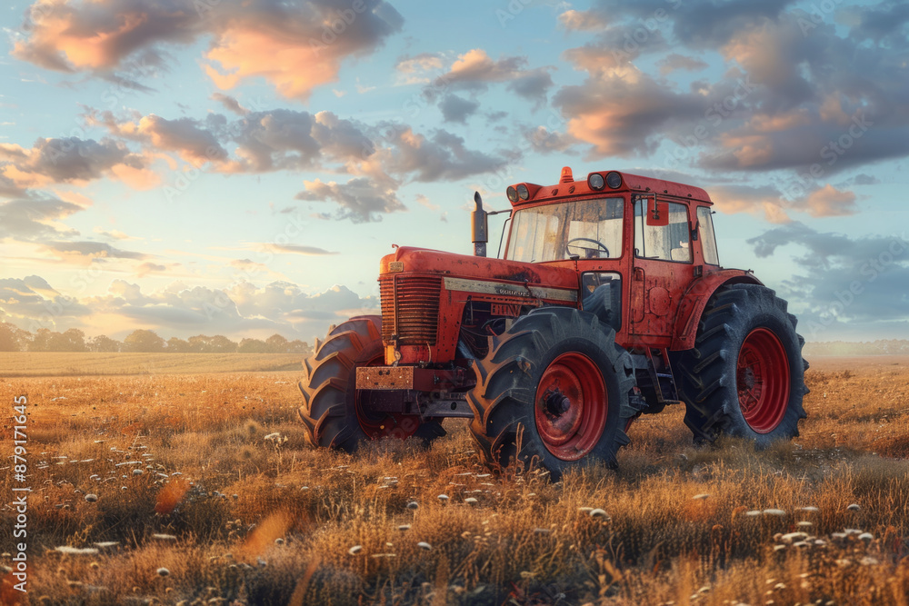 Obraz premium classic tractor