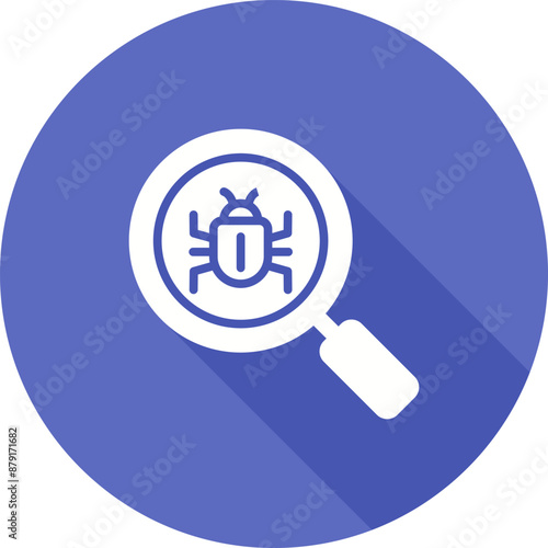 Malware Scanning Vector Icon