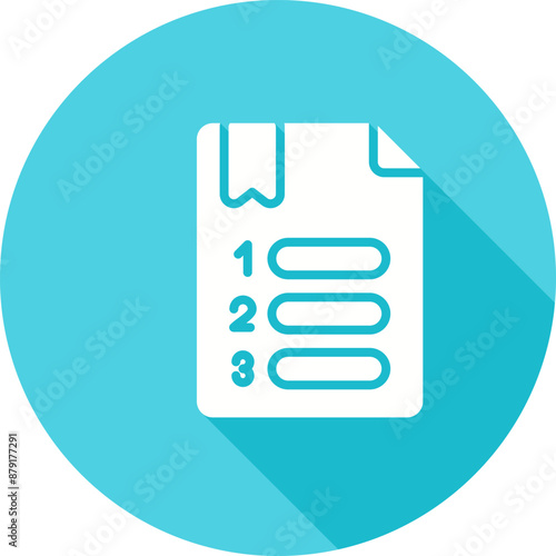 Numbered Vector Icon