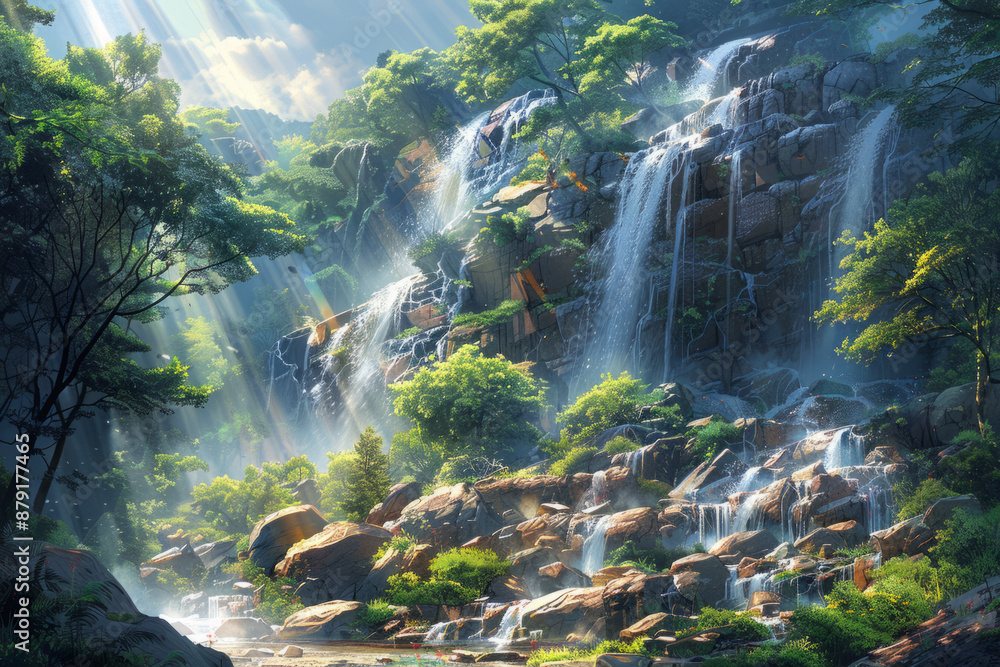 waterfall waterfall